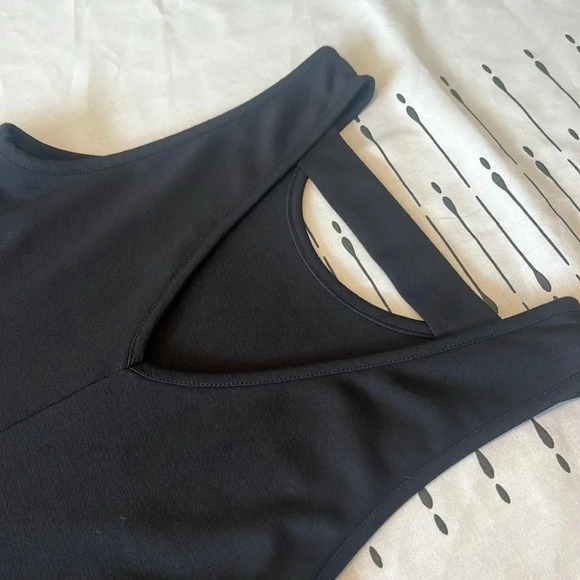 Nordstrom  Jack by BB Dakota Black Swing Dress. Size Small - Picture 4 of 10